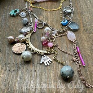Alquimia Multicolor Charm Necklace